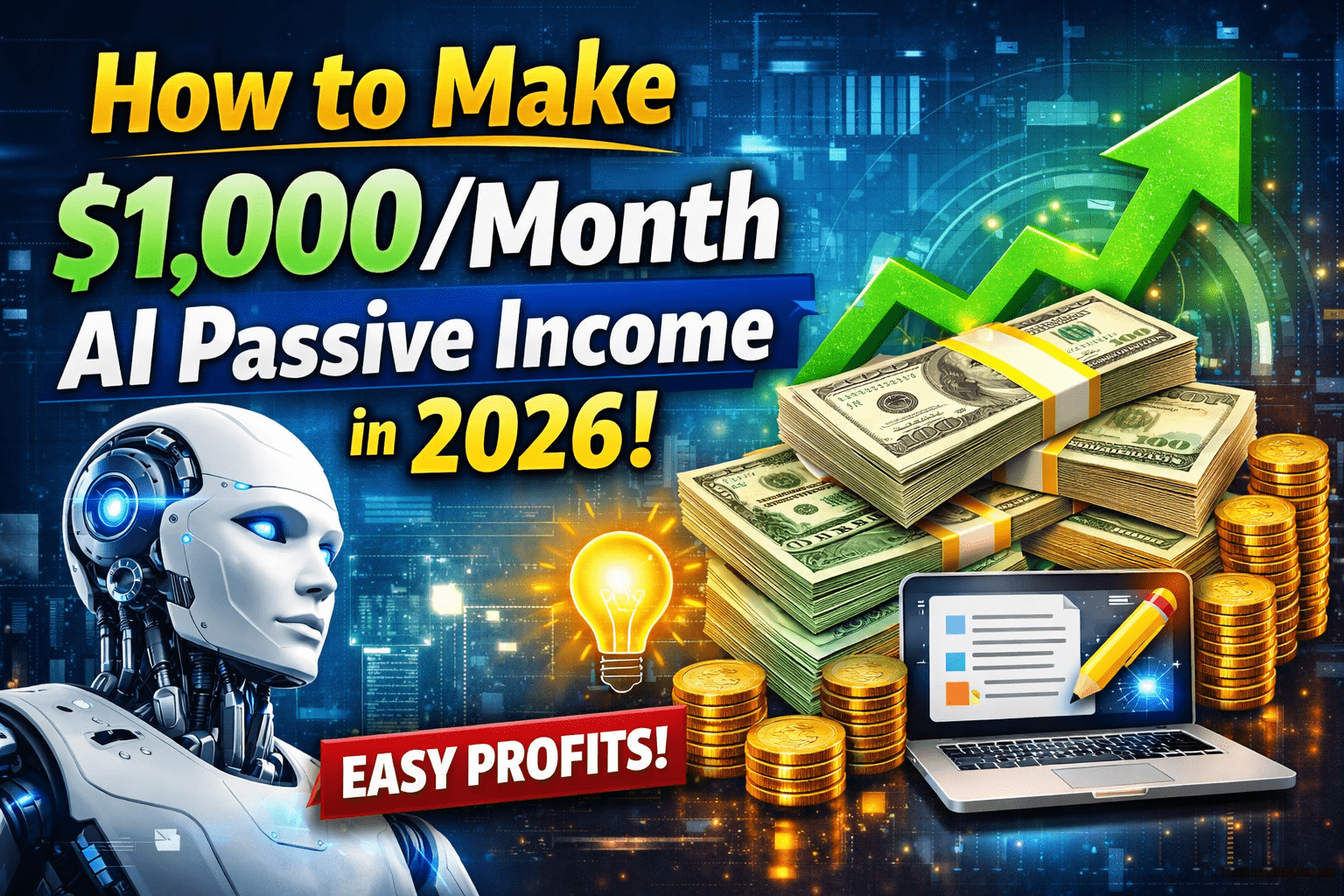 How to Build a $1,000/Month AI Passive Income Stream in 2026