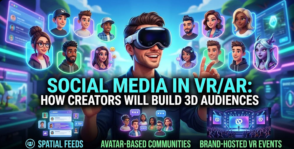 Social Media in VR/AR: How Creators Will Build 3D Audiences